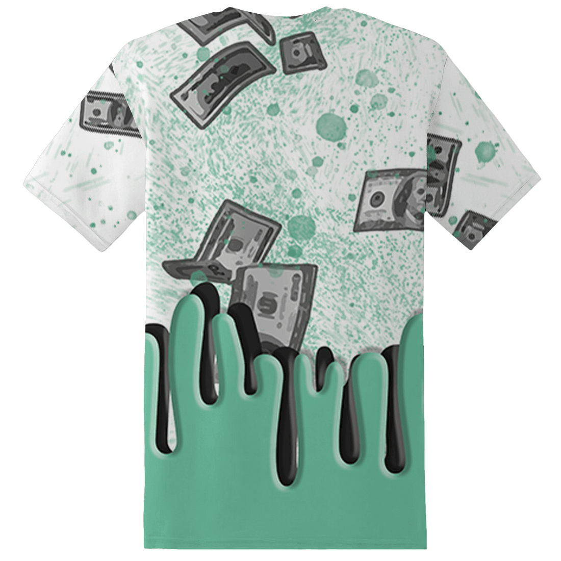 High OG Green Glow 1s T Shirt Match BER Dollar 3D All-Over Print - NastyJamz