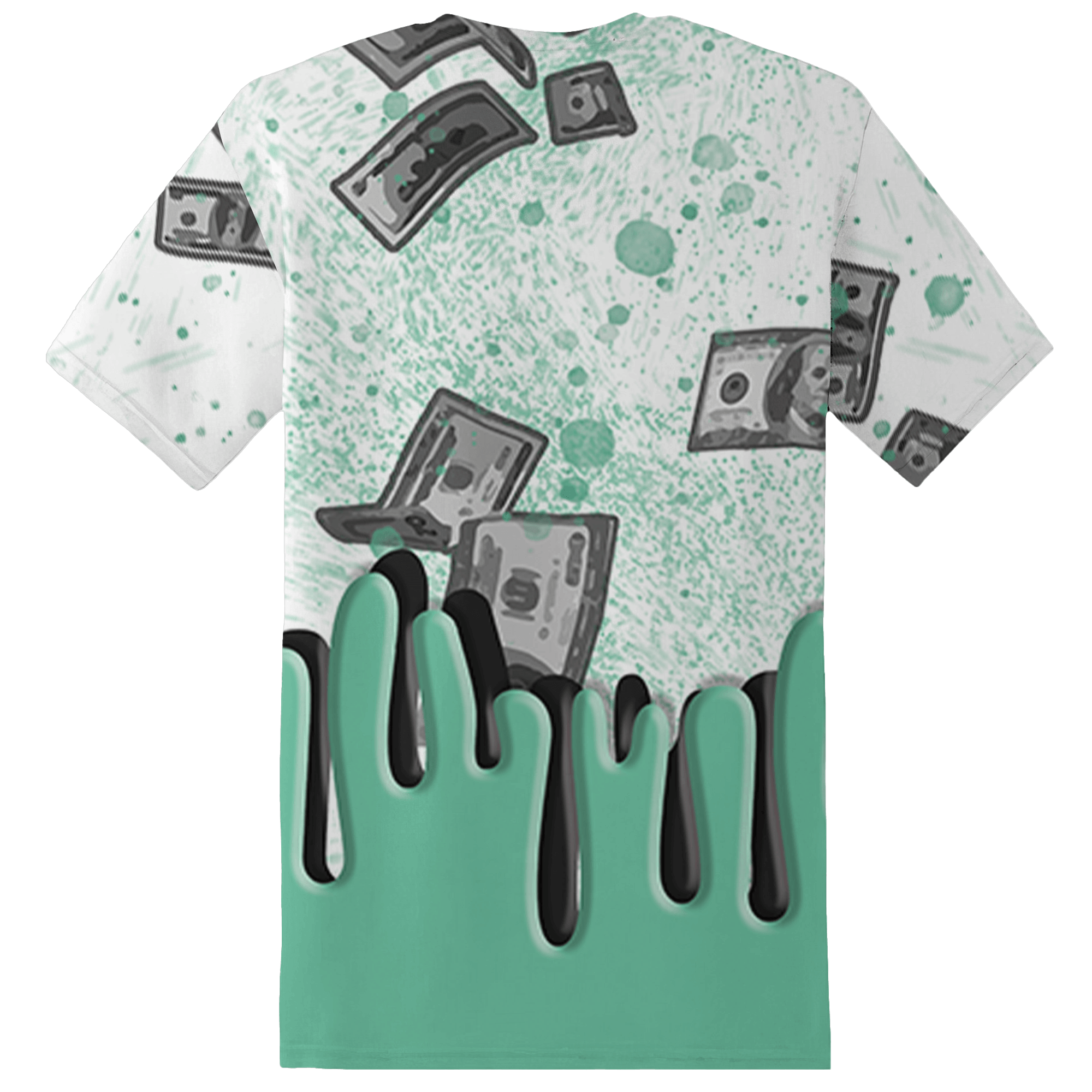 High OG Green Glow 1s T Shirt Match BER Dollar 3D All-Over Print - NastyJamz
