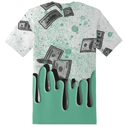 High OG Green Glow 1s T Shirt Match BER Dollar 3D All-Over Print - NastyJamz