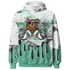 High OG Green Glow 1s Hoodie Match BER Dollar 3D All-Over Print - NastyJamz