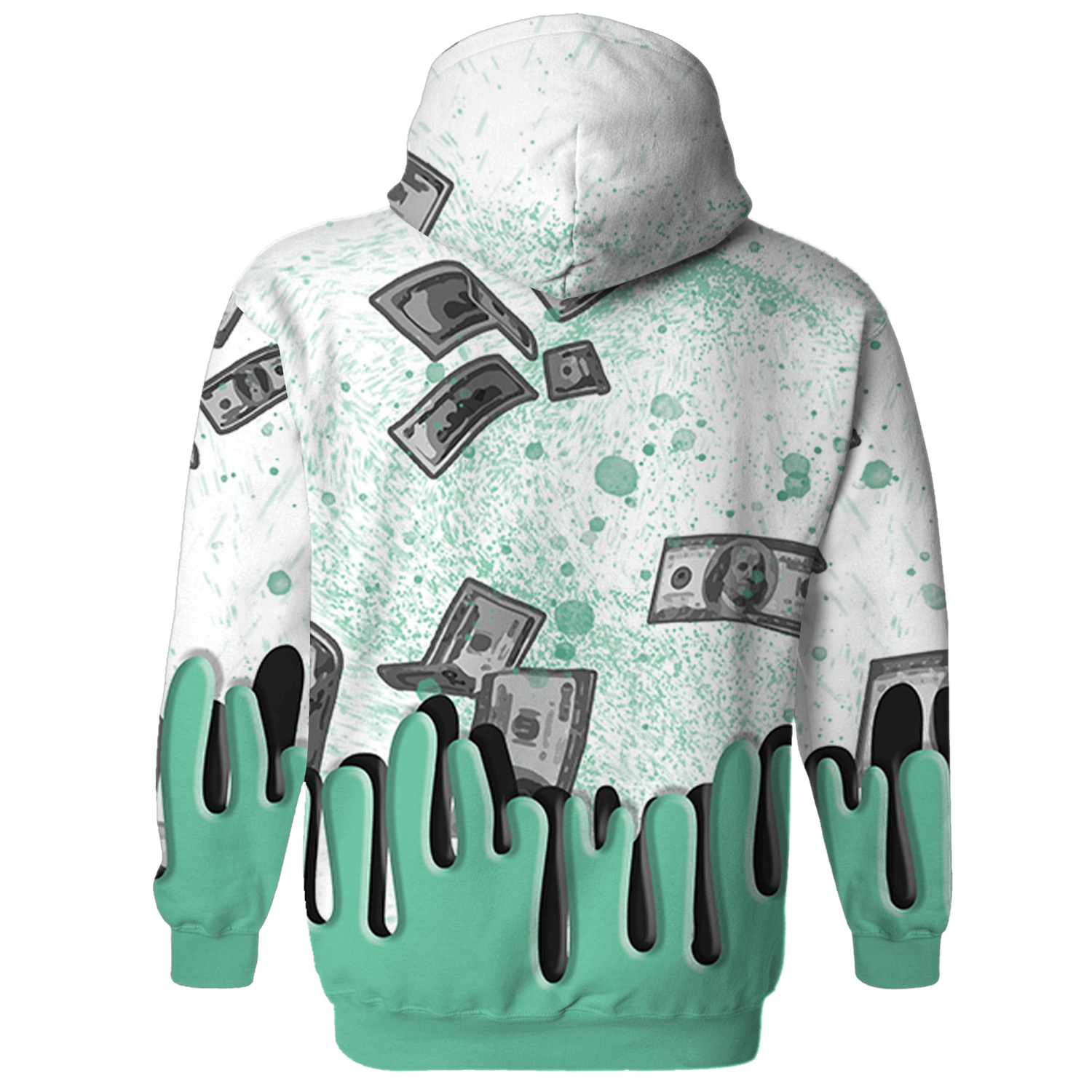 High OG Green Glow 1s Hoodie Match BER Dollar 3D All-Over Print - NastyJamz