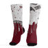 High White Team Red 1s Socks Match BER Dollar 3D All-Over Print - NastyJamz