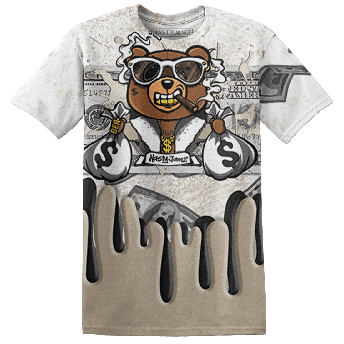 Latte 1s T Shirt Match BER Dollar 3D All-Over Print - NastyJamz