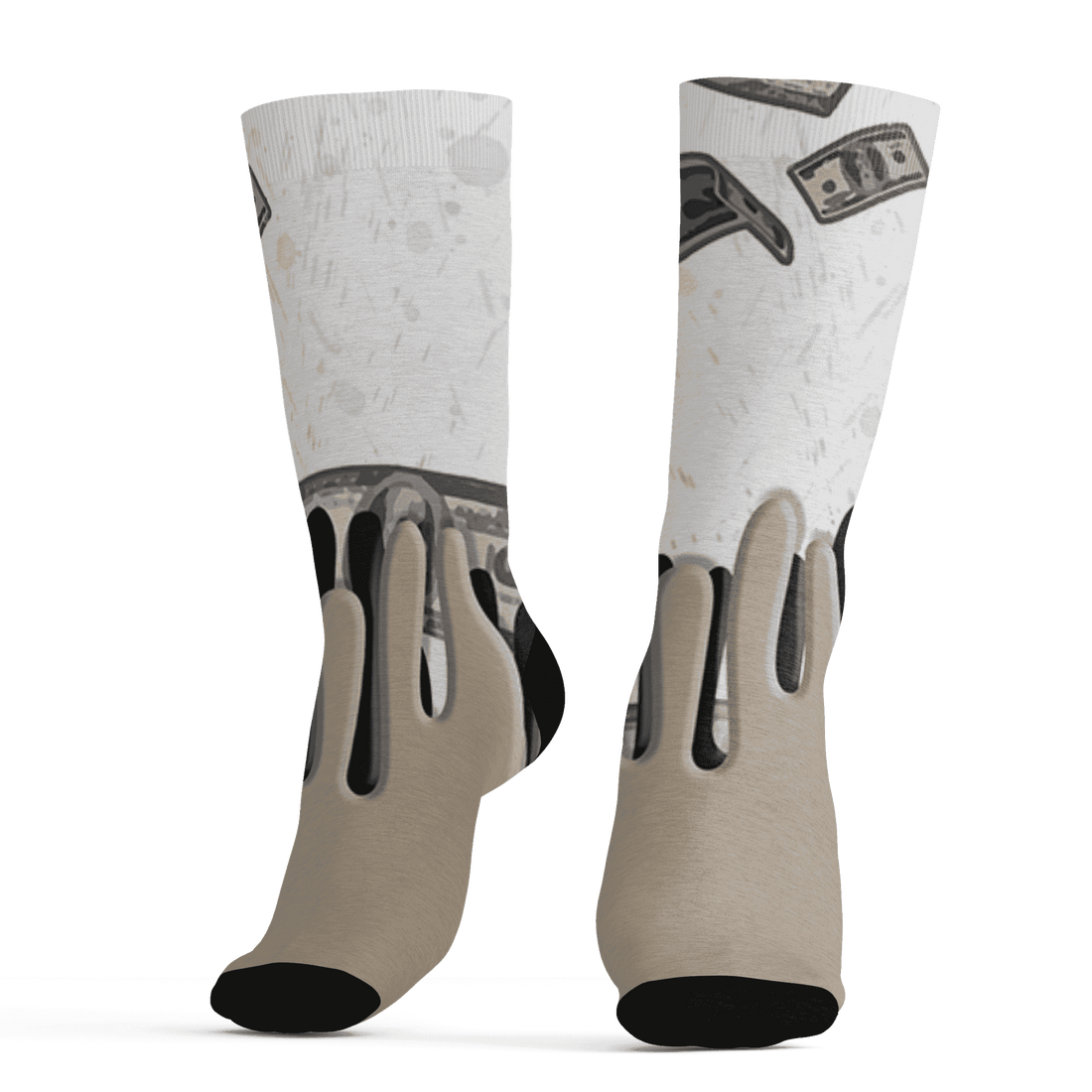 Latte 1s Socks Match BER Dollar 3D All-Over Print - NastyJamz