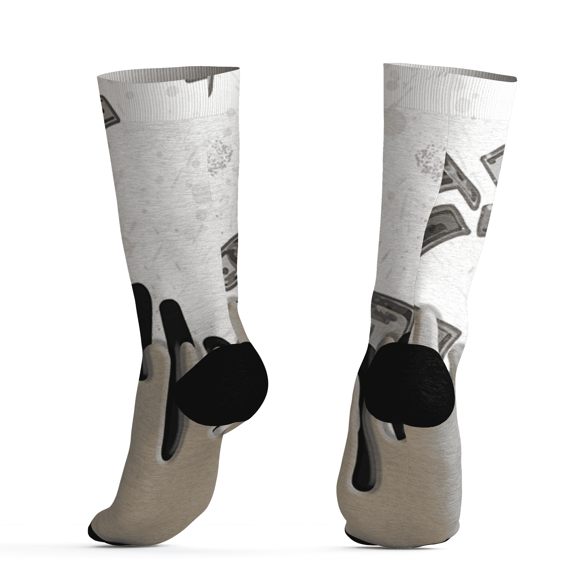 Latte 1s Socks Match BER Dollar 3D All-Over Print - NastyJamz