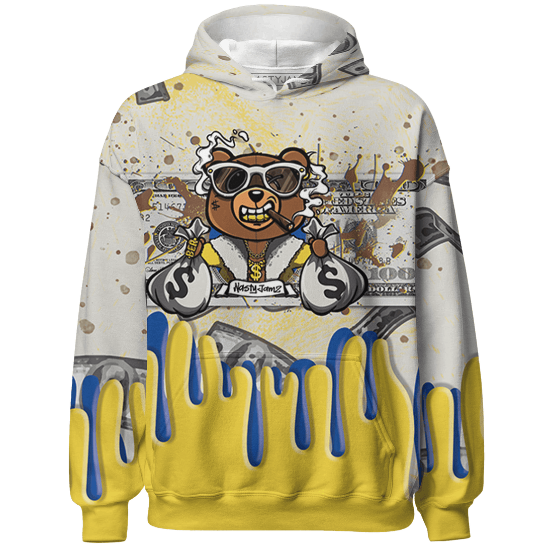 Low OG Canary TVSC 1s Hoodie Match BER Dollar 3D All-Over Print - NastyJamz