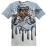 Mid Diffused Blue Grey 1s T Shirt Match BER Dollar 3D All-Over Print - NastyJamz