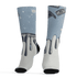 Mid Diffused Blue Grey 1s Socks Match BER Dollar 3D All-Over Print - NastyJamz