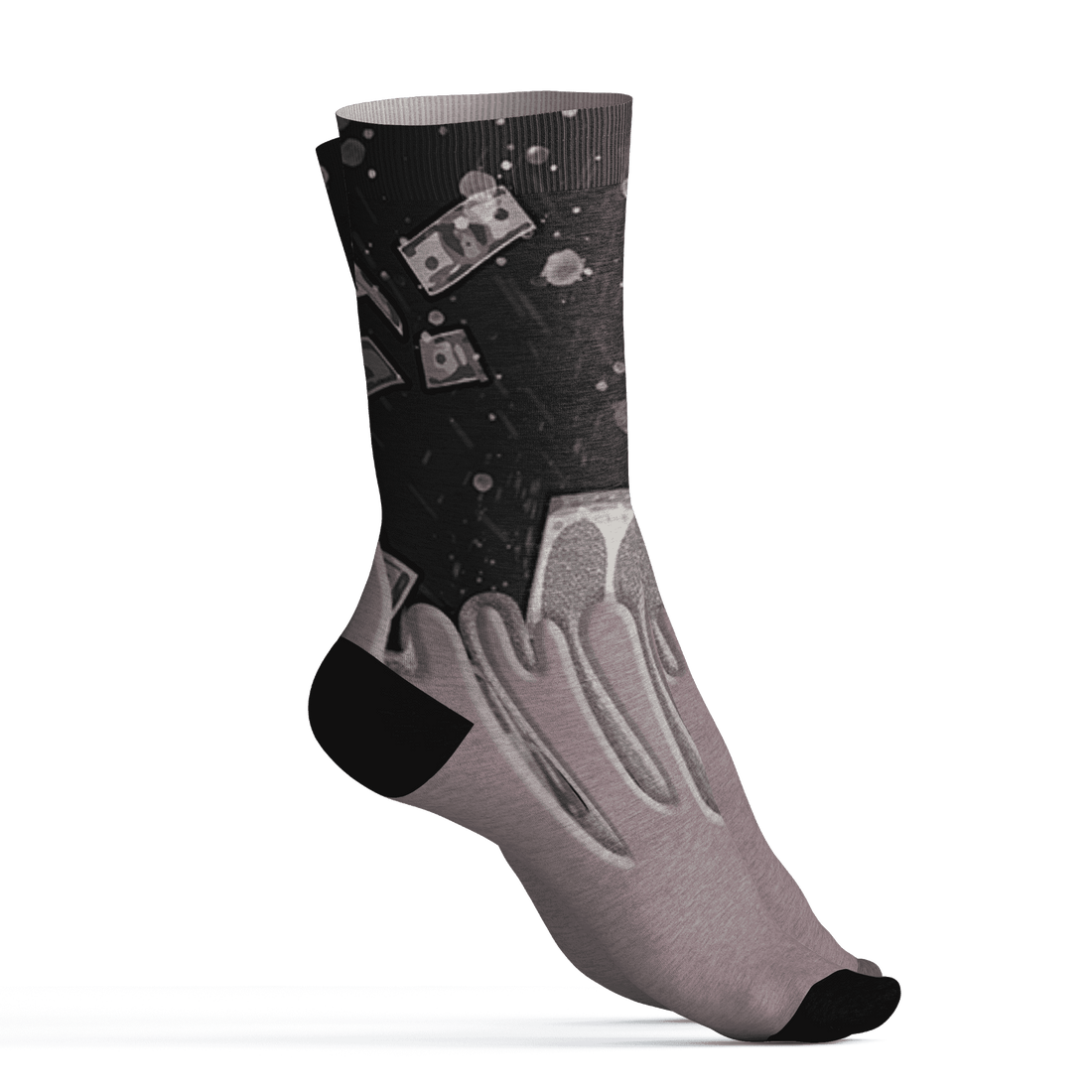 Black-Violet-Ore-3s-Socks-Match-BER-Dollar-3D