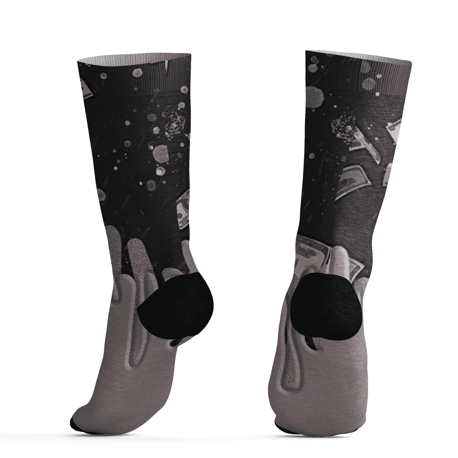 Black-Violet-Ore-3s-Socks-Match-BER-Dollar-3D