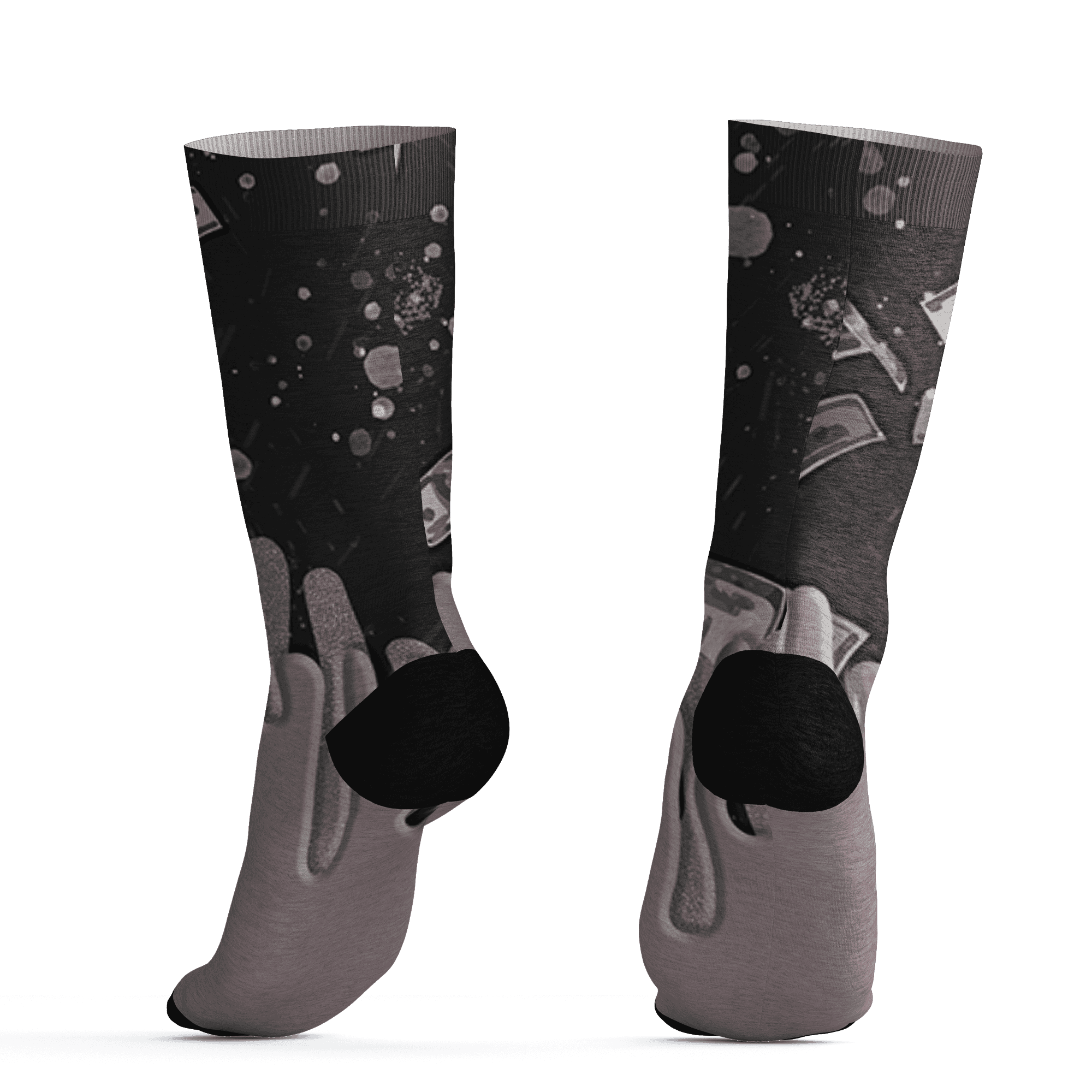 Black-Violet-Ore-3s-Socks-Match-BER-Dollar-3D