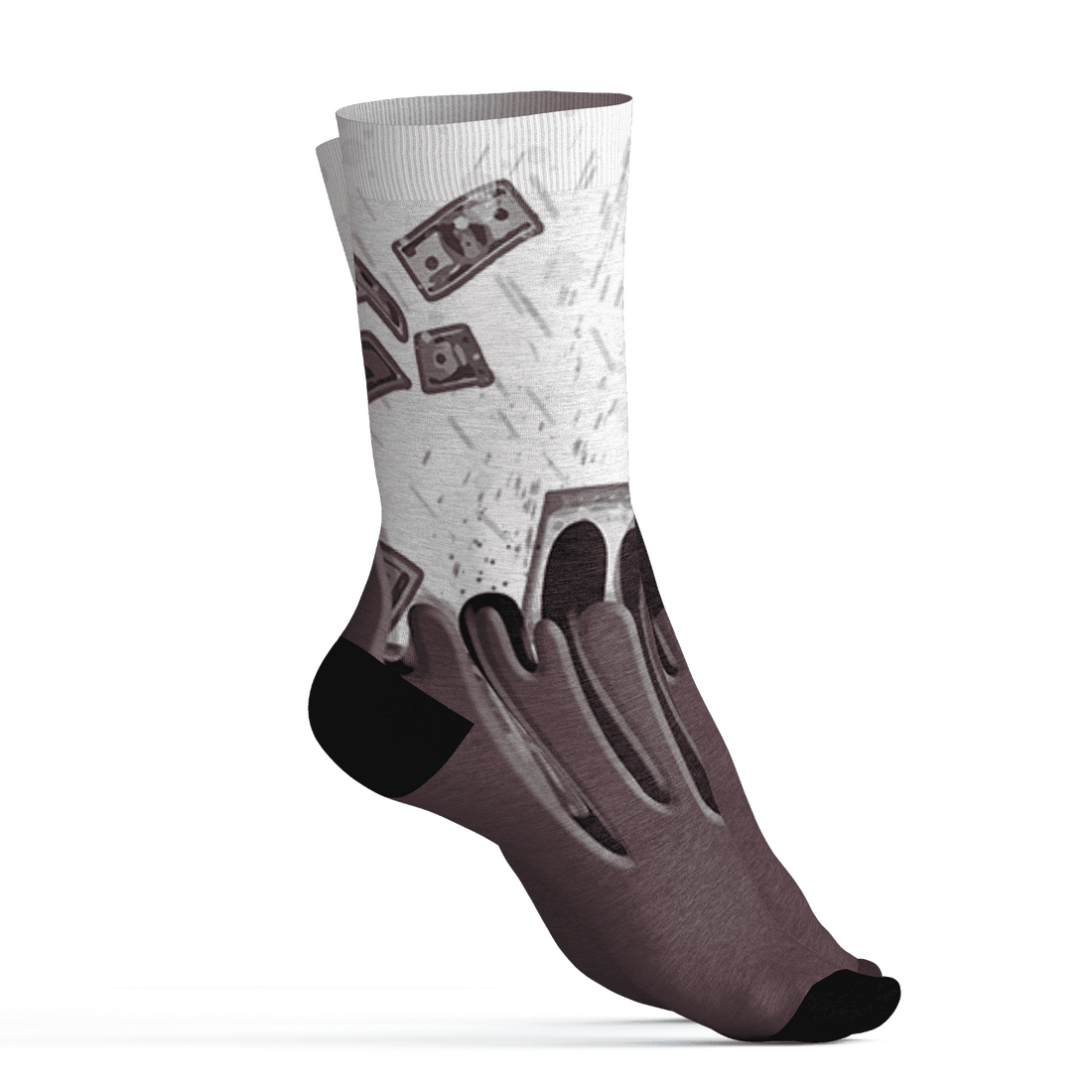 Burgundy-Crush-3s-Socks-Match-BER-Dollar-3D