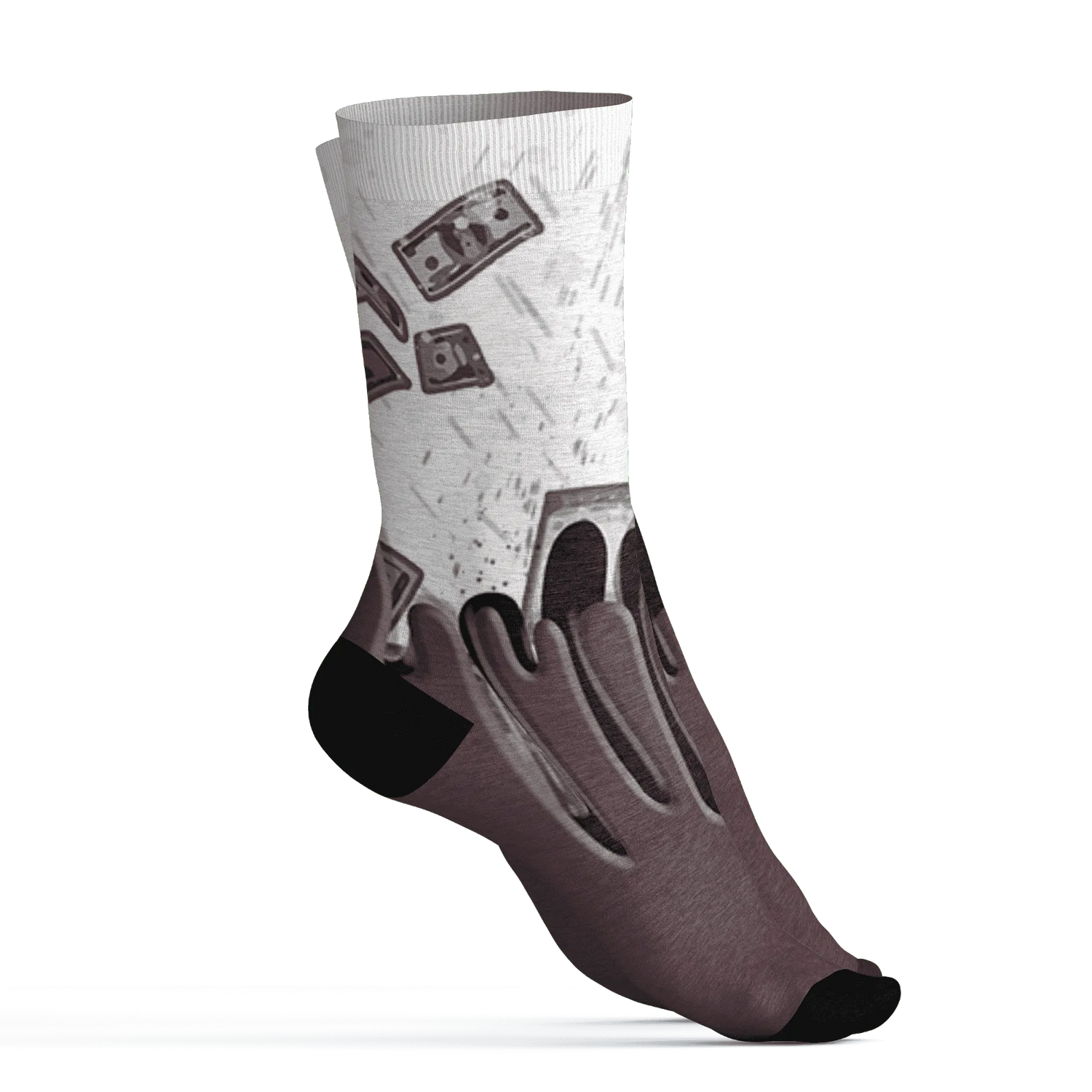Burgundy-Crush-3s-Socks-Match-BER-Dollar-3D