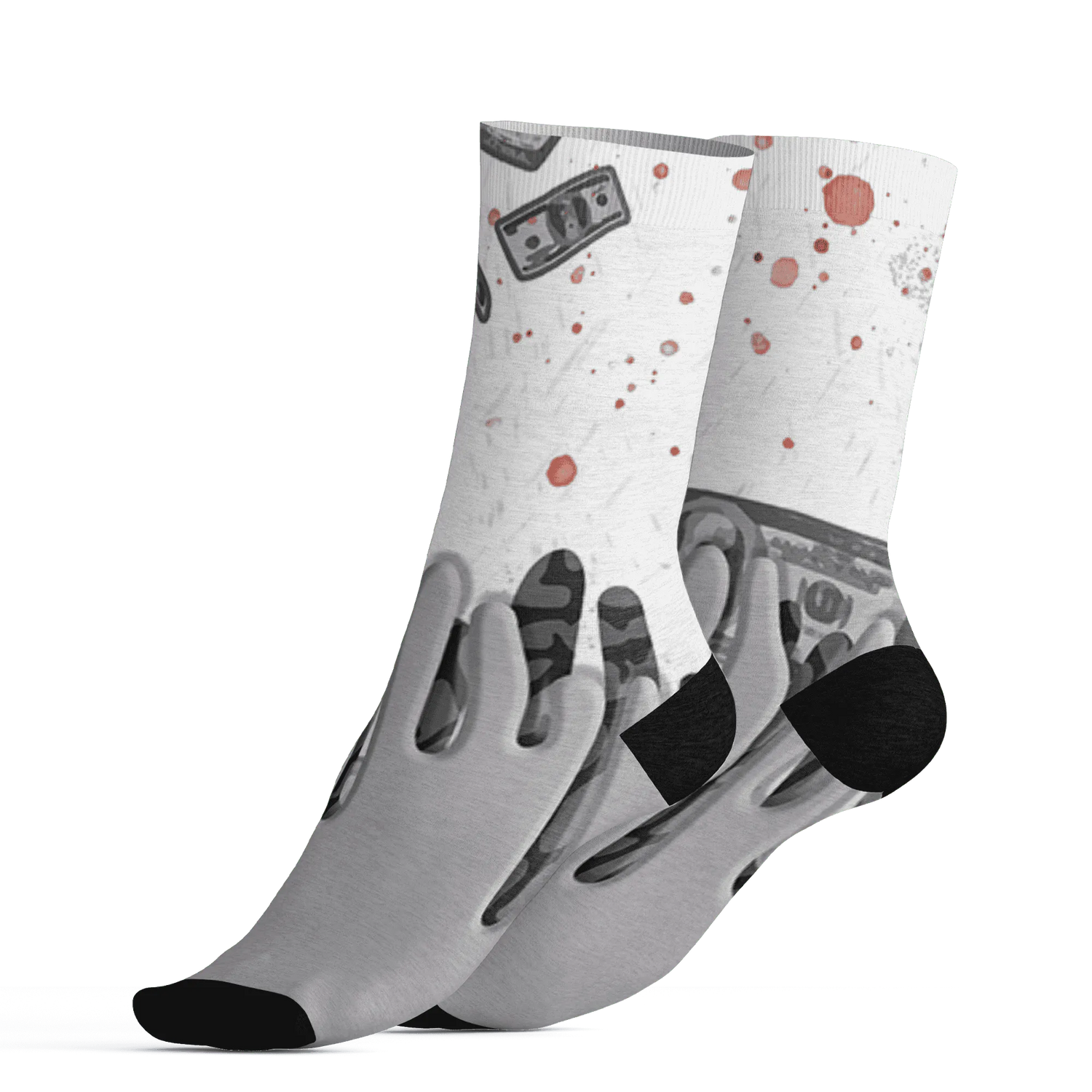 Cement-Grey-3s-Socks-Match-BER-Dollar-3D