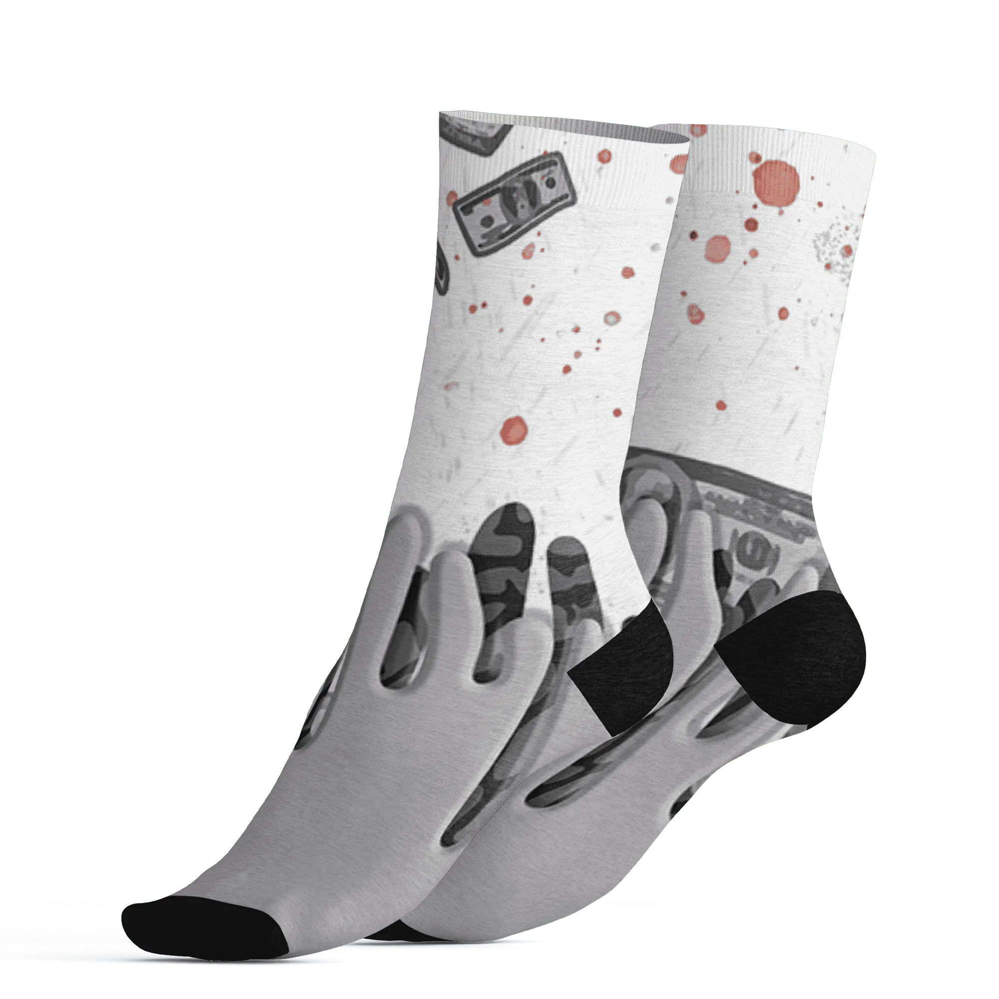 Cement-Grey-3s-Socks-Match-BER-Dollar-3D