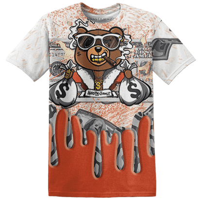 Georgia Peach 3s T Shirt Match BER Dollar 3D All-Over Print - NastyJamz