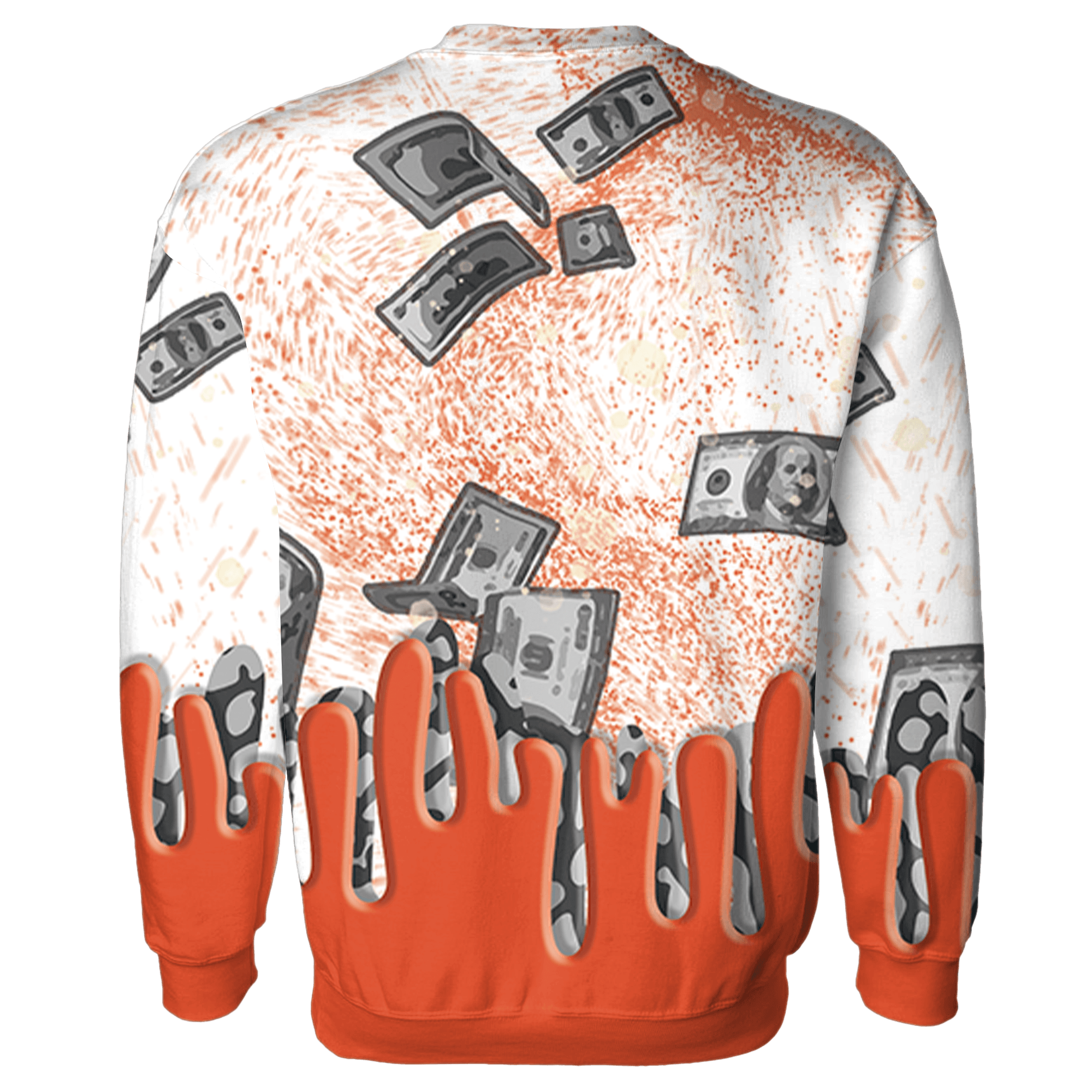 Georgia Peach 3s Sweatshirt Match BER Dollar 3D All-Over Print - NastyJamz