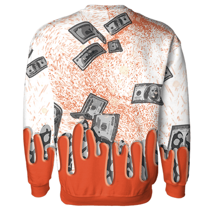 Georgia Peach 3s Sweatshirt Match BER Dollar 3D All-Over Print - NastyJamz