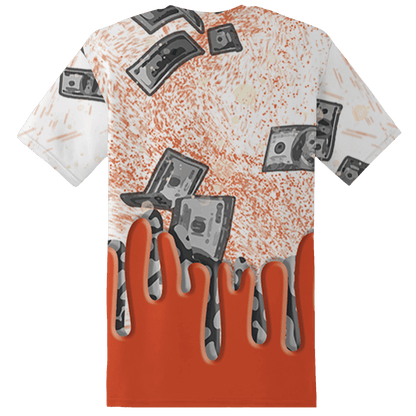 Georgia Peach 3s T Shirt Match BER Dollar 3D All-Over Print - NastyJamz