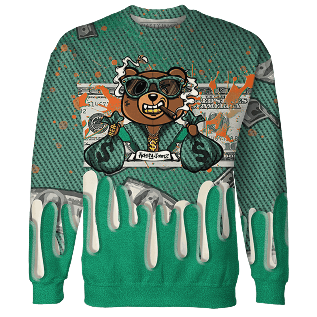 Nina CN Abney 3s Sweatshirt Match BER Dollar 3D All-Over Print - NastyJamz