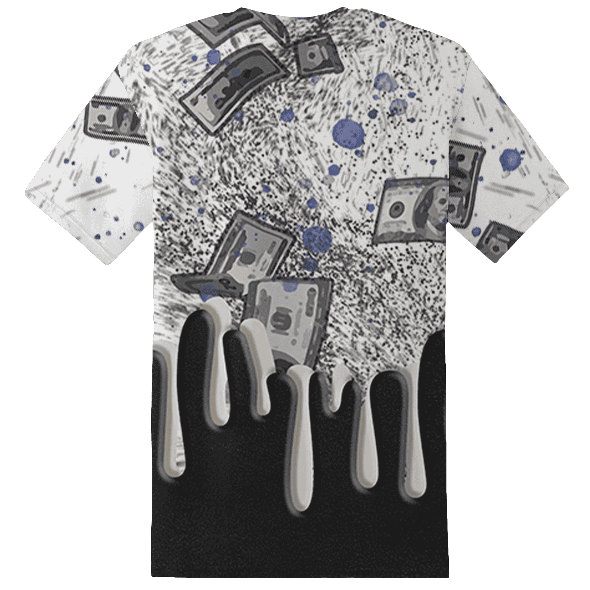 Quaiii 54 3s T Shirt Match BER Dollar 3D All-Over Print - NastyJamz