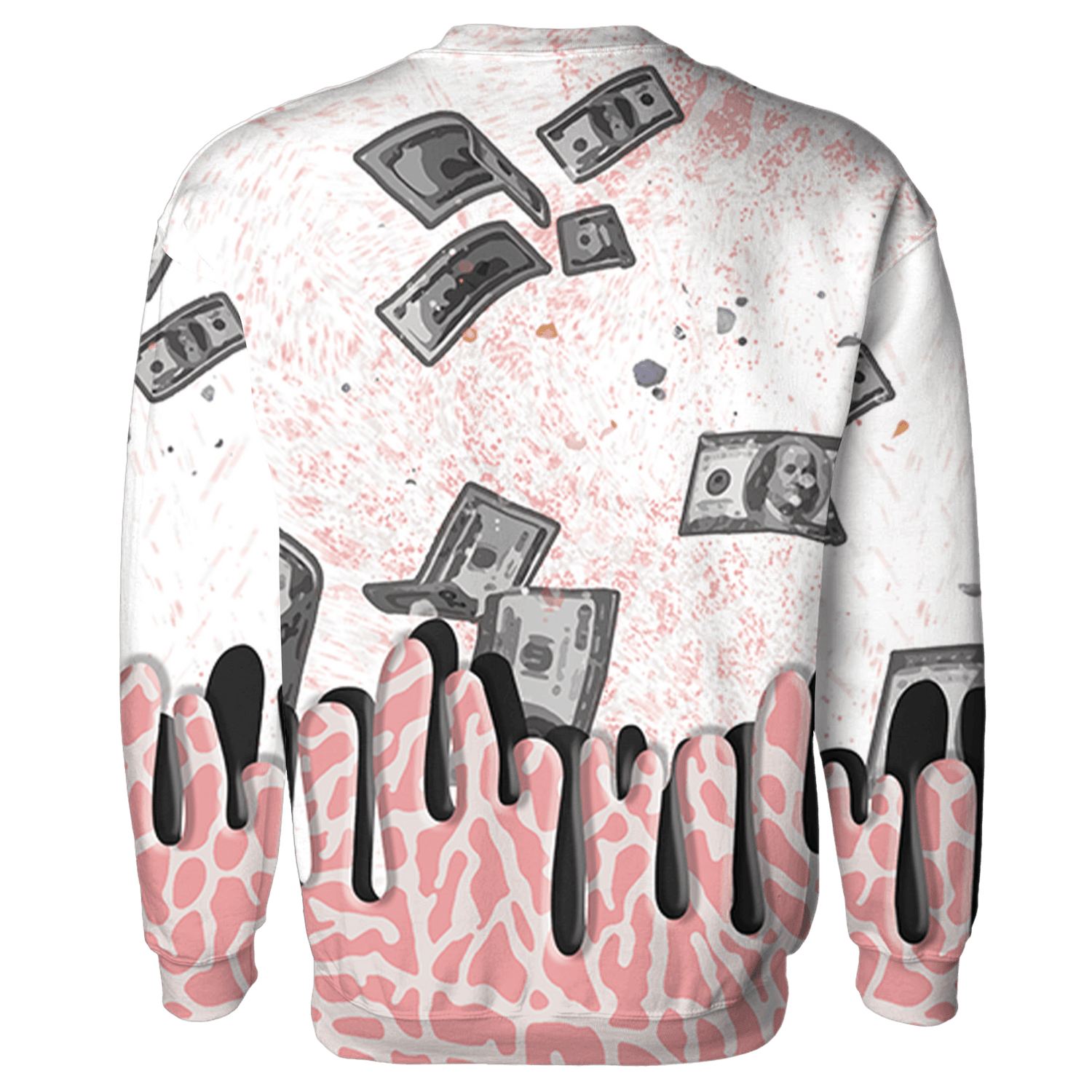 Red Stardust 3s Sweatshirt Match BER Dollar 3D All-Over Print - NastyJamz