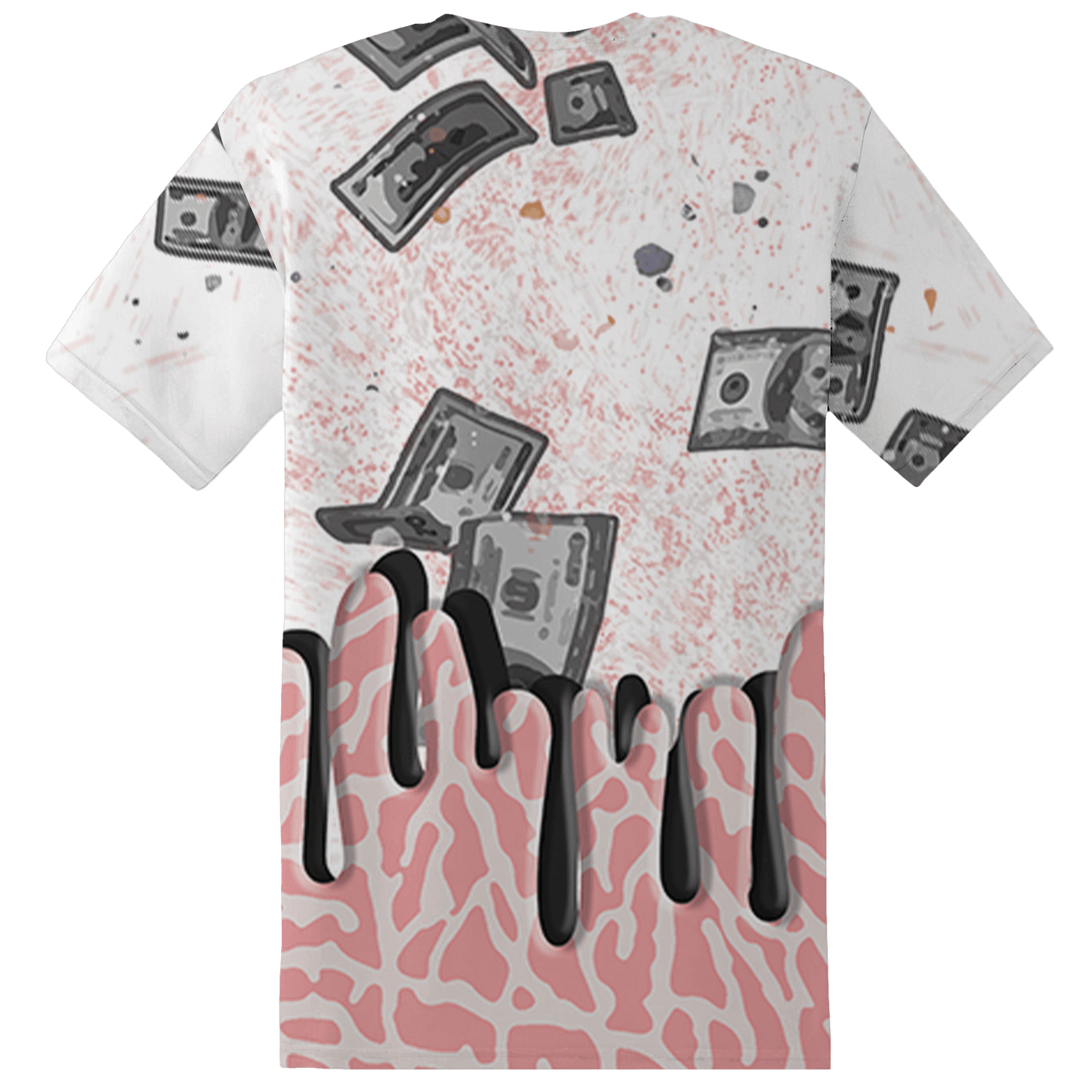 Red Stardust 3s T Shirt Match BER Dollar 3D All-Over Print - NastyJamz