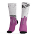 GS Hyper Violet 4s Socks Match BER Dollar 3D All-Over Print - NastyJamz