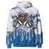 Industrial Blue 4s Hoodie Match BER Dollar 3D All-Over Print - NastyJamz