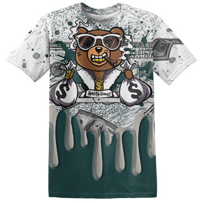 Oxidized Green 4s T Shirt Match BER Dollar 3D All-Over Print - NastyJamz