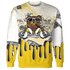 Vivid Sulfur 4s Sweatshirt Match BER Dollar 3D All-Over Print - NastyJamz