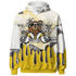 Vivid Sulfur 4s Hoodie Match BER Dollar 3D All-Over Print - NastyJamz