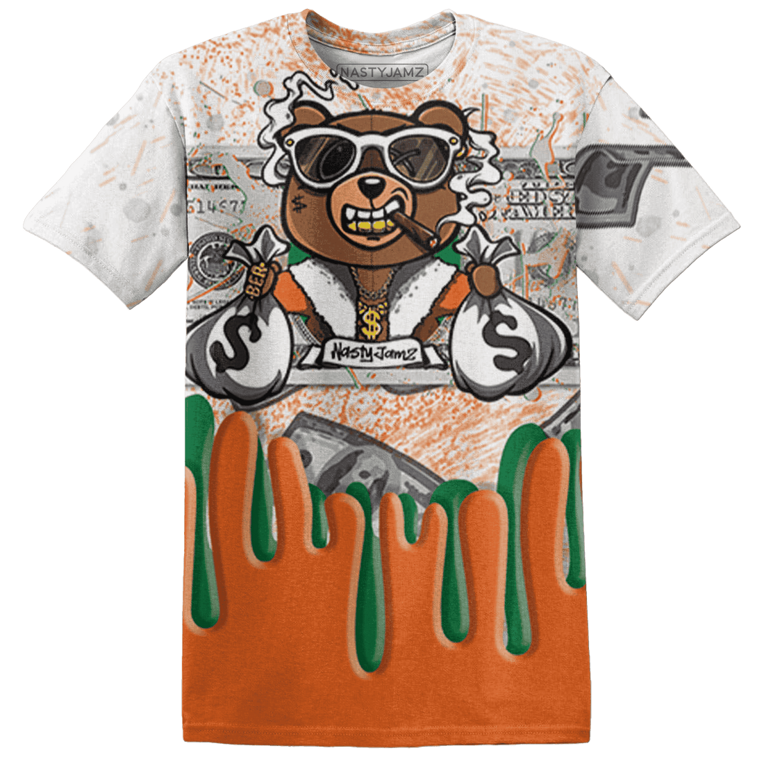 MAM Hurricanes 5s T Shirt Match BER Dollar 3D All-Over Print - NastyJamz