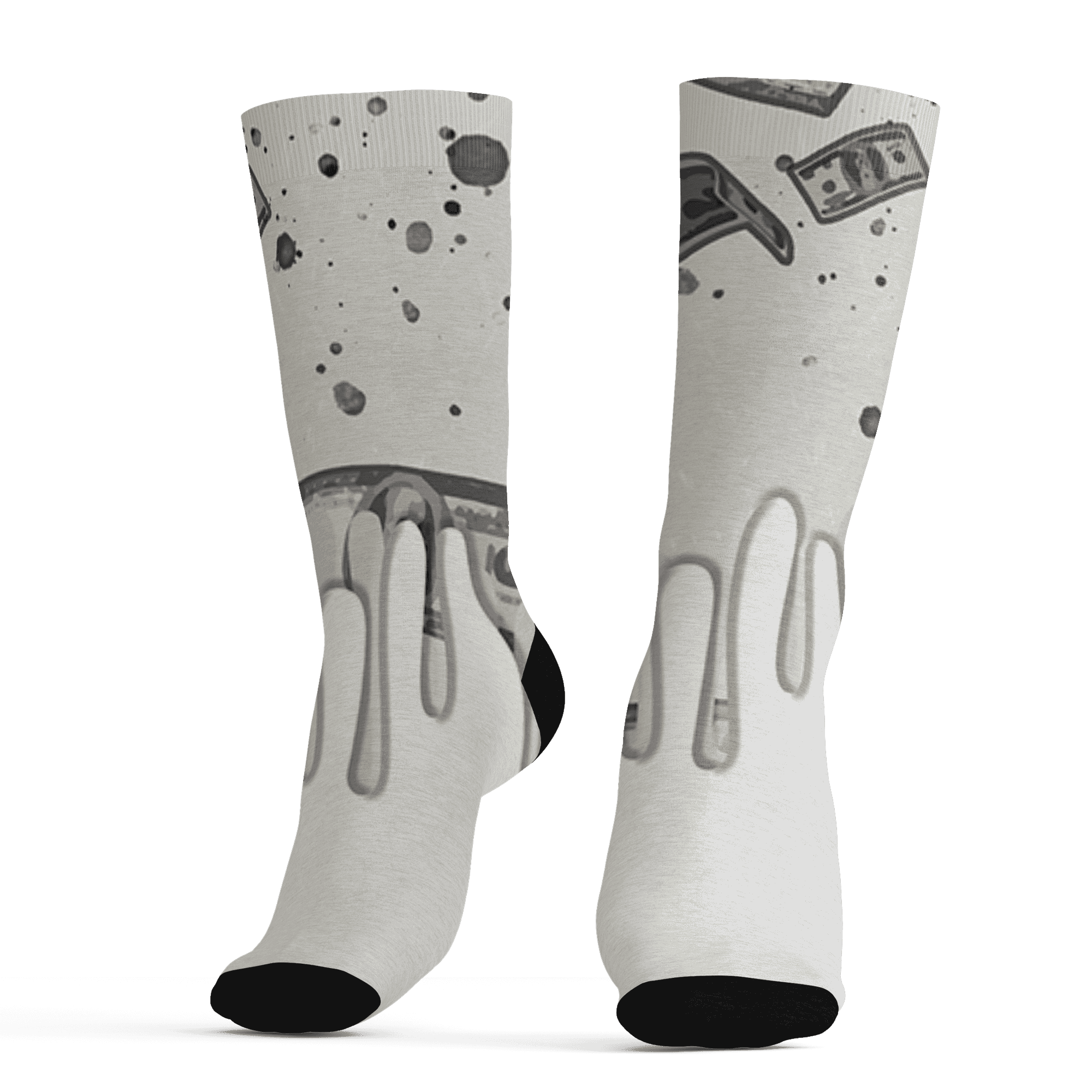 AJ 5 SE Sail Socks Match BER Dollar 3D All-Over Print - NastyJamz