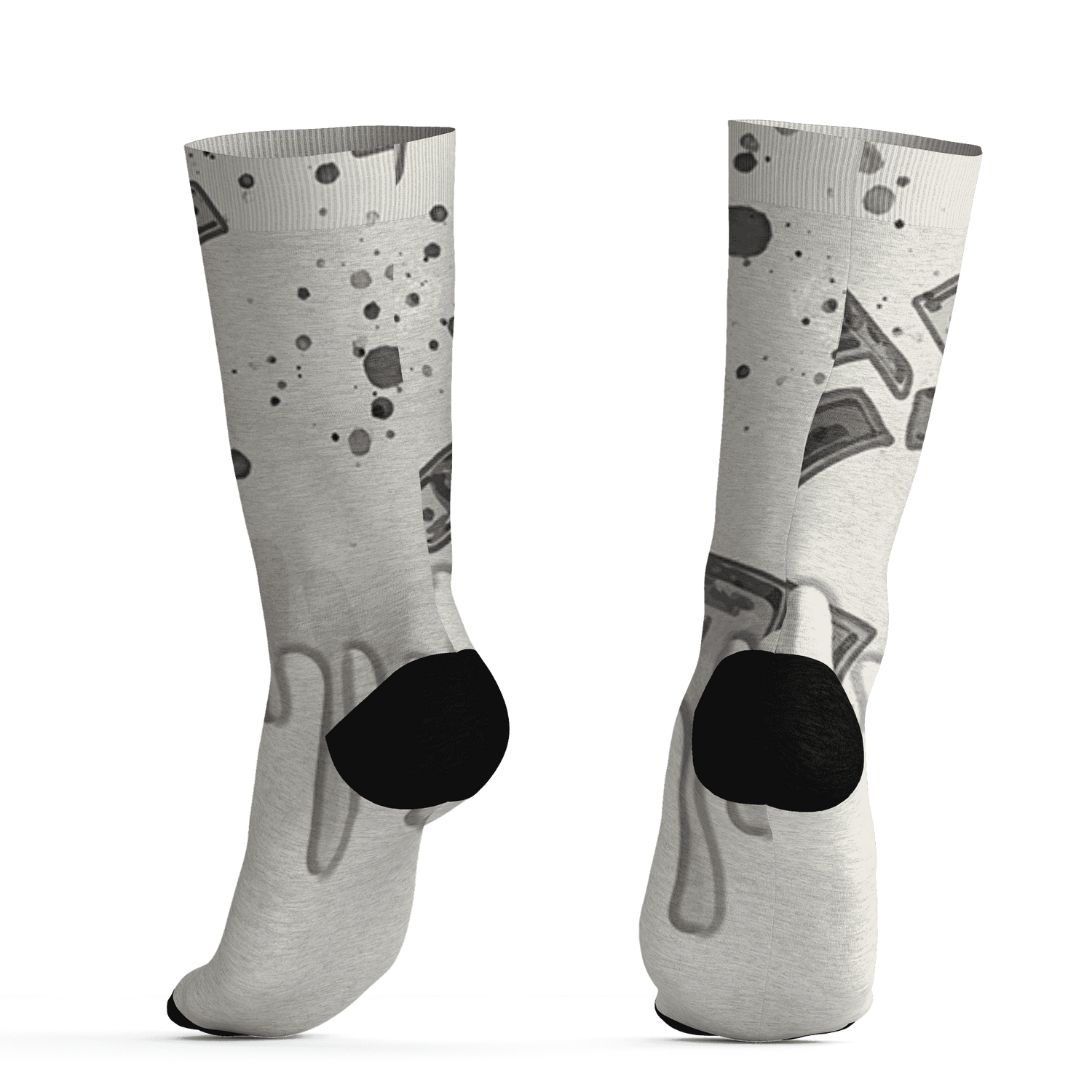 AJ 5 SE Sail Socks Match BER Dollar 3D All-Over Print - NastyJamz