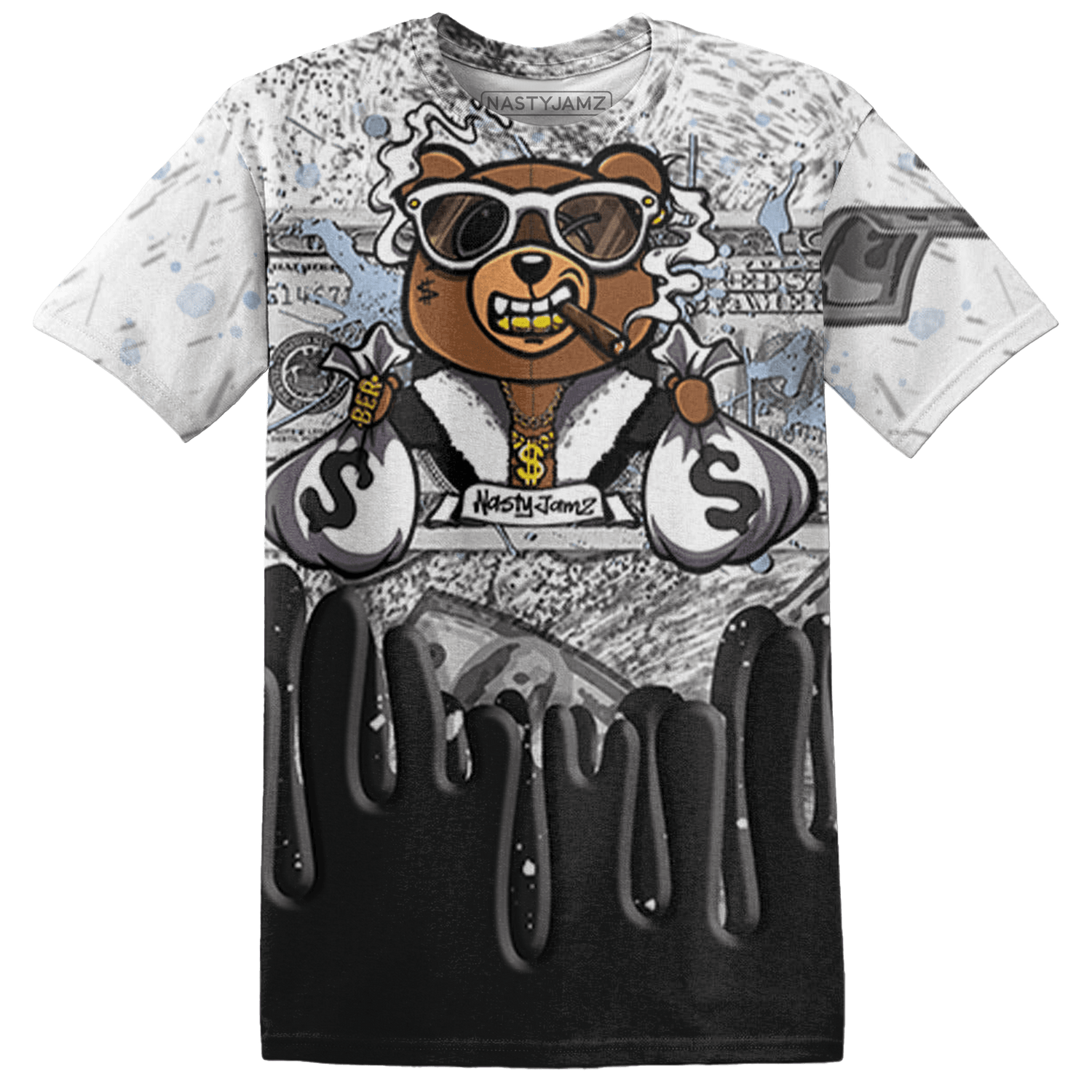 Reverse Oreo 6s T Shirt Match BER Dollar 3D All-Over Print - NastyJamz