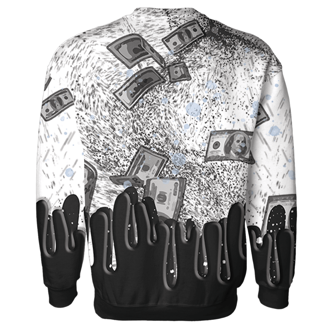 Reverse Oreo 6s Sweatshirt Match BER Dollar 3D All-Over Print - NastyJamz