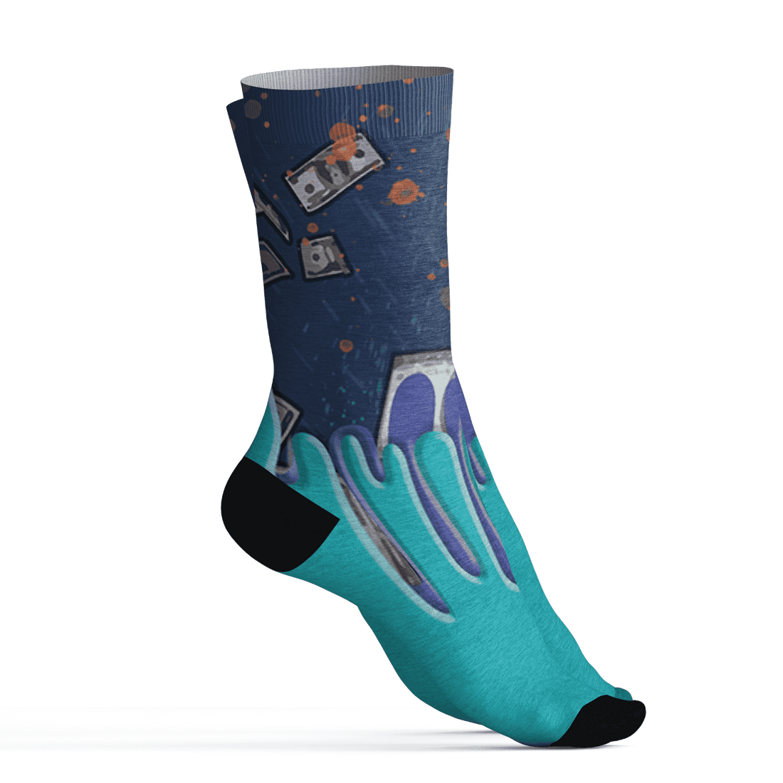 AM-Plus-Drift-Midnight-Navy-Total-Orange-Dusty-Cactus-Socks-Match-BER-Dollar-3D