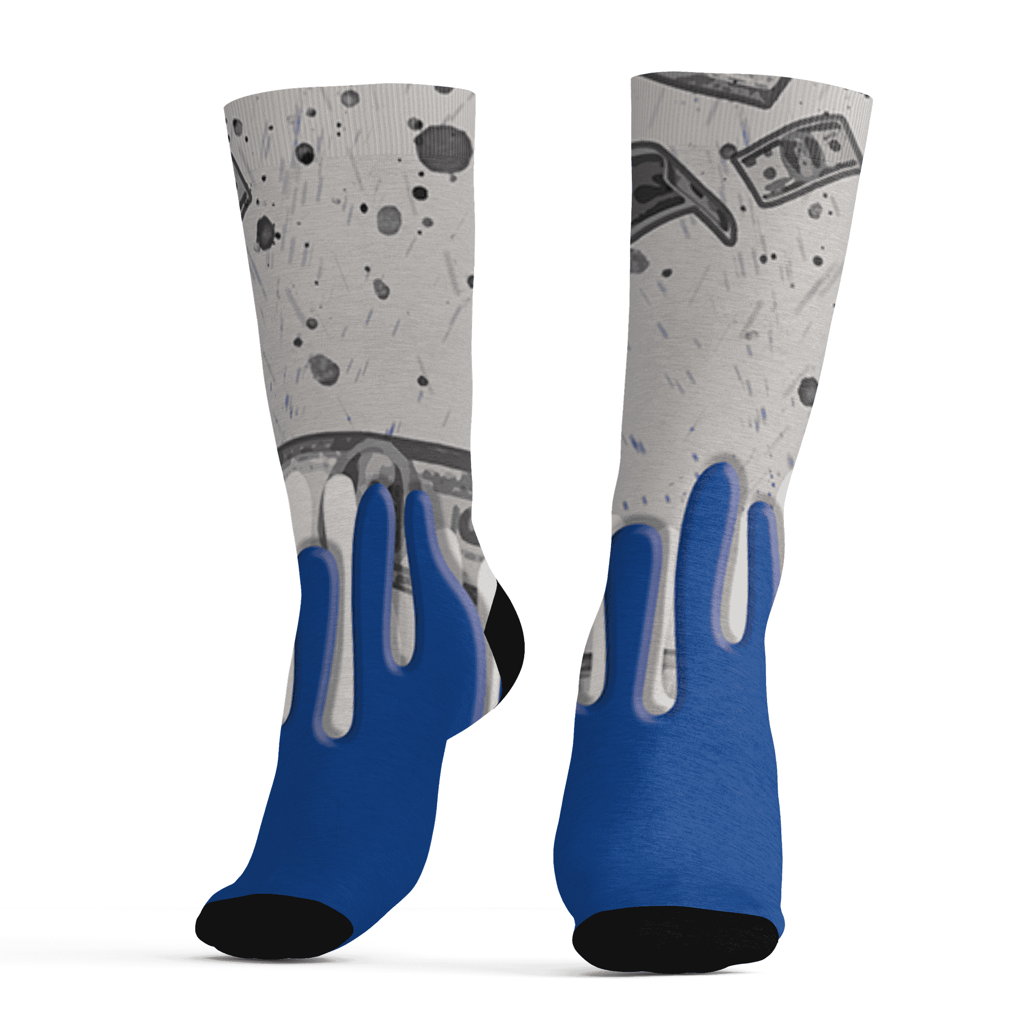 Air Max 1 86 Royal Socks Match BER Dollar 3D All-Over Print - NastyJamz