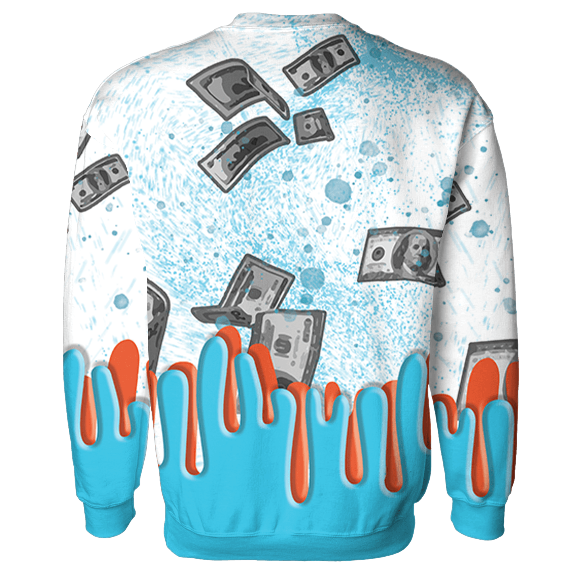 Dunk Low Dolphins Sweatshirt Match BER Dollar 3D All-Over Print - NastyJamz