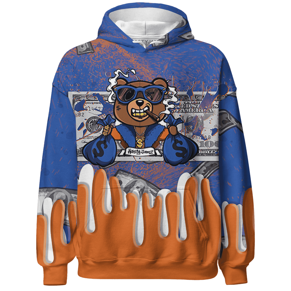 Dunk Low Knicks Hoodie Match BER Dollar 3D All-Over Print - NastyJamz