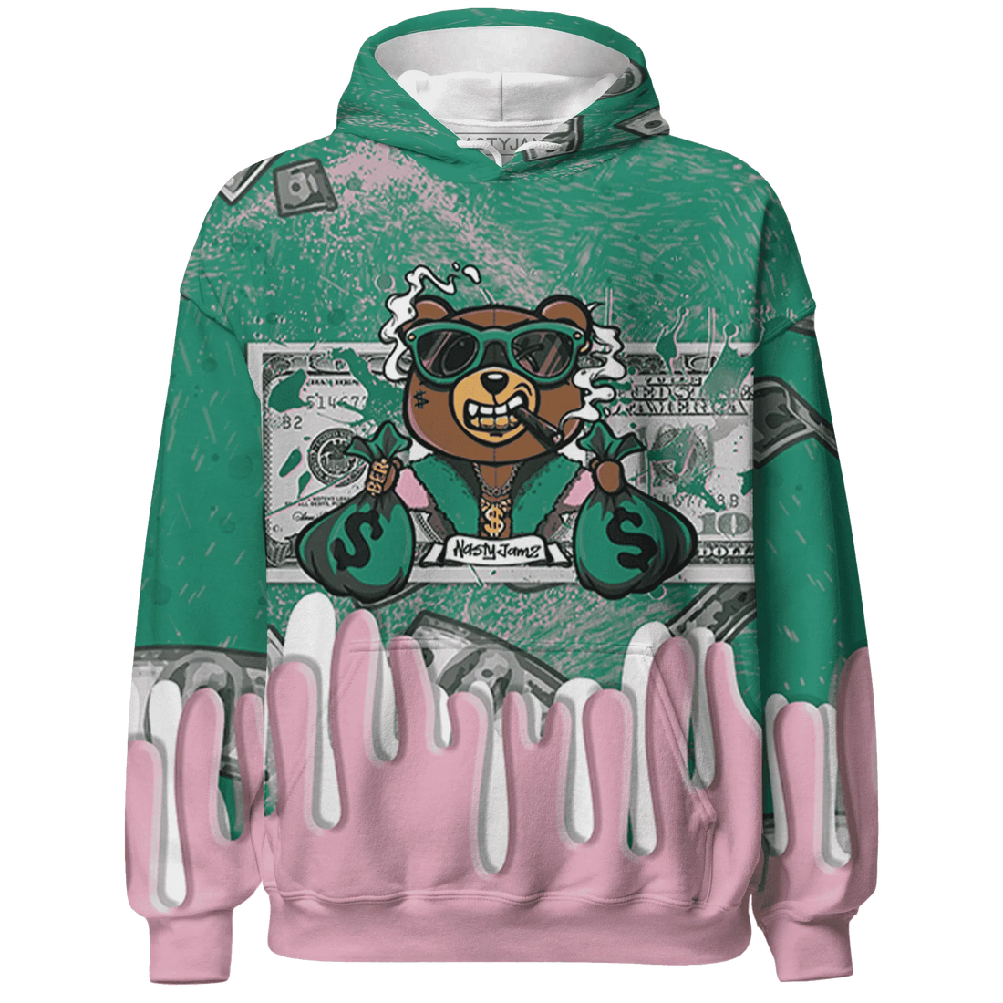Dunk-Pink-Malachite-Medium-Soft-Low-Sail-Hoodie-Match-BER-Dollar-3D