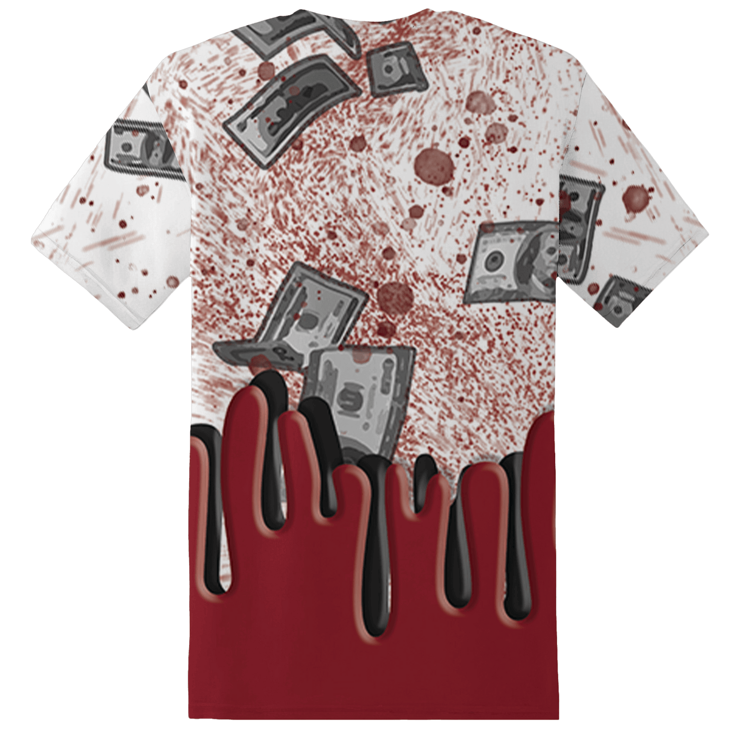 Cherry 12s T Shirt Match BER Dollar 3D All-Over Print - NastyJamz