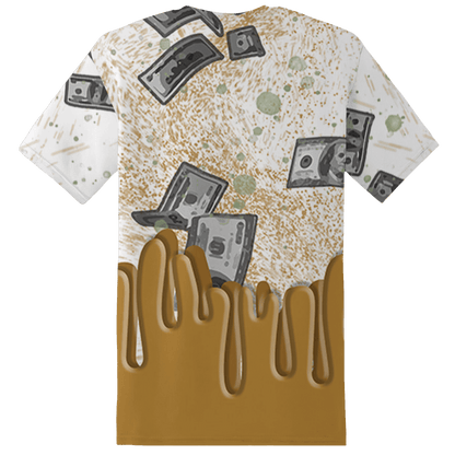 Wheat 13s T Shirt Match BER Dollar 3D All-Over Print - NastyJamz