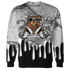 Retro High OG Black White 1s Sweatshirt Match BER Dollar 3D All-Over Print - NastyJamz