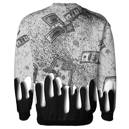 Retro High OG Black White 1s Sweatshirt Match BER Dollar 3D All-Over Print - NastyJamz