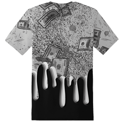 Retro High OG Black White 1s T Shirt Match BER Dollar 3D All-Over Print - NastyJamz