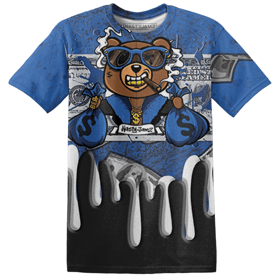 Royal Reimagined 1s T Shirt Match BER Dollar 3D All-Over Print - NastyJamz