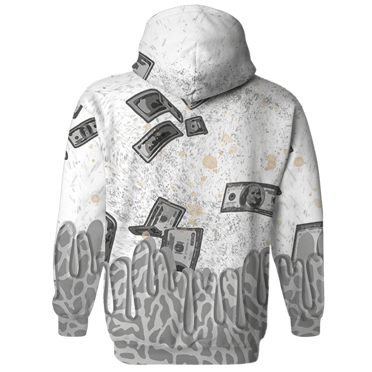 Craft Ivory 3s Hoodie Match BER Dollar 3D All-Over Print - NastyJamz