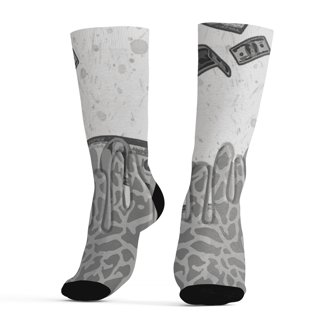 Craft Ivory 3s Socks Match BER Dollar 3D All-Over Print - NastyJamz